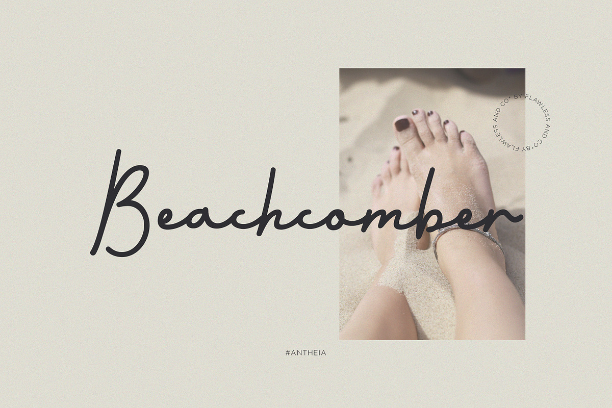 Antheia - Elegant Signature Font, a Script Font by Flawless And Co (Photo 8 of 10)