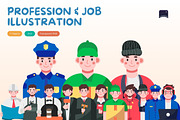 Profession & Job Avatar Illustration, an Object Graphic by Claymoon Lab (Thumbnail 1 of 3)