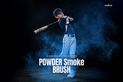 5 Powder Smoke Photoshop Brushes ABR, a Brush Add-On by Walllow Creatives (Thumbnail 1 of 3)