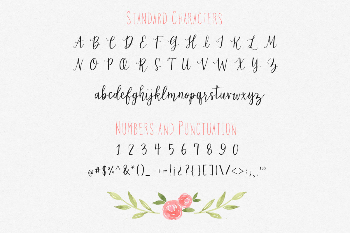 Fiorella Font preview 8