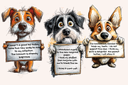 Woof, Wags and Witty Remarks, an Animal Illustration by PrintHaven Designs (Thumbnail 10 of 10)