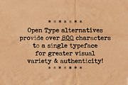 Clerk | Typewritten Display Type!, a Slab Serif Font by StudioWorks (Thumbnail 4 of 10)