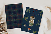 Classic Christmas Watercolor & Cards, an Object Graphic by Laras Wonderland (Thumbnail 2 of 12)