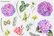 Watercolor Summer Wildflowers, an Illustration by Belusuab (Thumbnail 5 of 13)