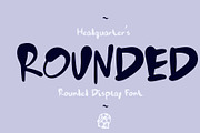 Rounded, a Font by Headquarters (Thumbnail 1 of 3)