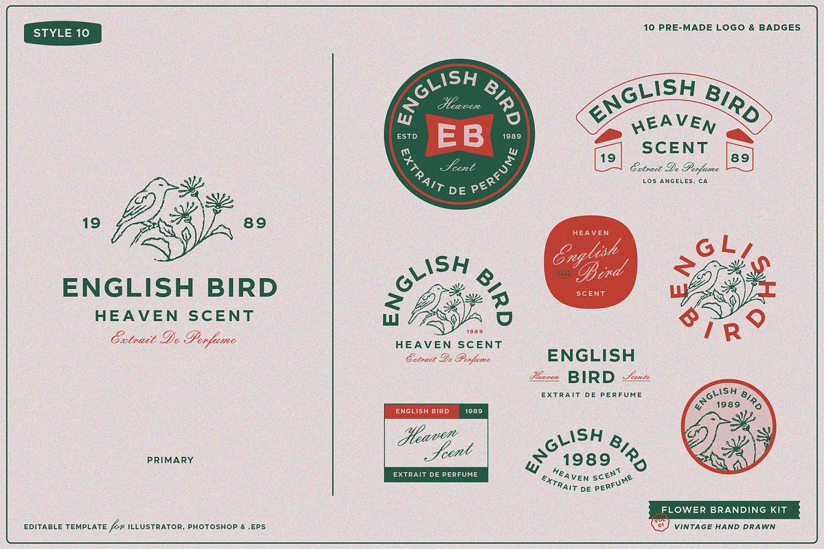 Flower Branding Kit, a Branding & Logo Template by Refolve Design (Photo 20 of 26)