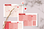 Printable Weekly Spread, a Stationery Template by by Aline Albino (Thumbnail 2 of 2)