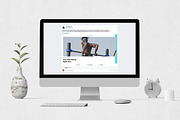 Fitness Facebook Posts, a Social Media Template by Social Corner Graphics (Thumbnail 4 of 7)