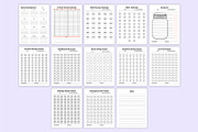 2025-26 Budget Planner Bundle Canva, a Stationery Template by Mustafiz (Thumbnail 5 of 5)