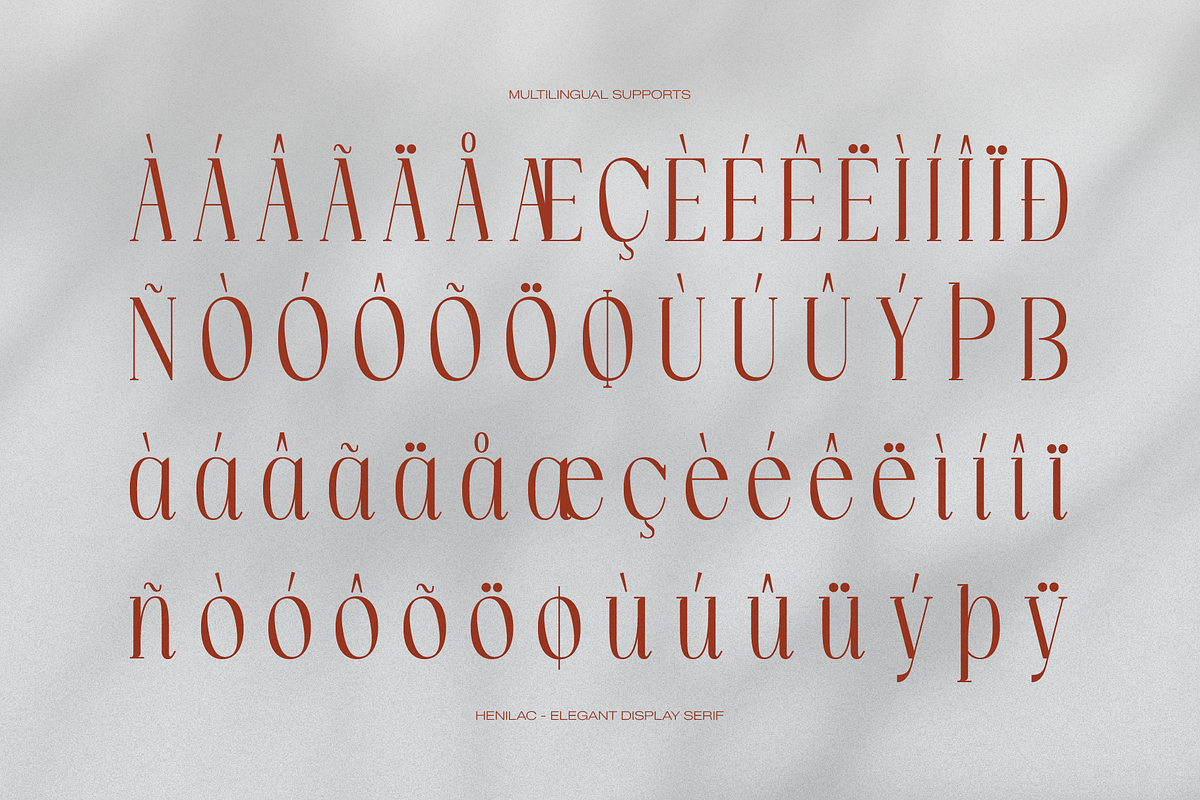 Henilac | Elegant Display Font, a Serif Font by gracetype_studio (Photo 11 of 12)