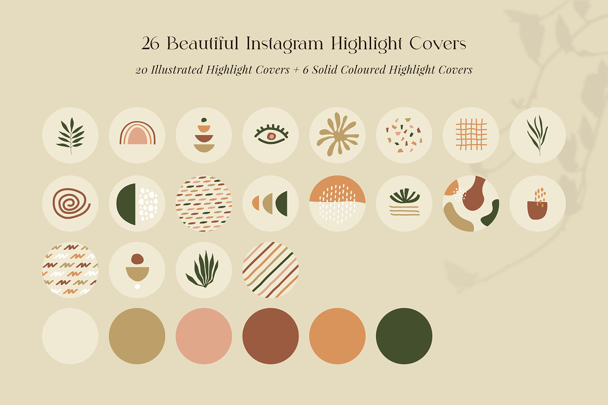 26 Instagram Highlight Cover Icons, a Social Media Template by RWstudio (Photo 2 of 4)