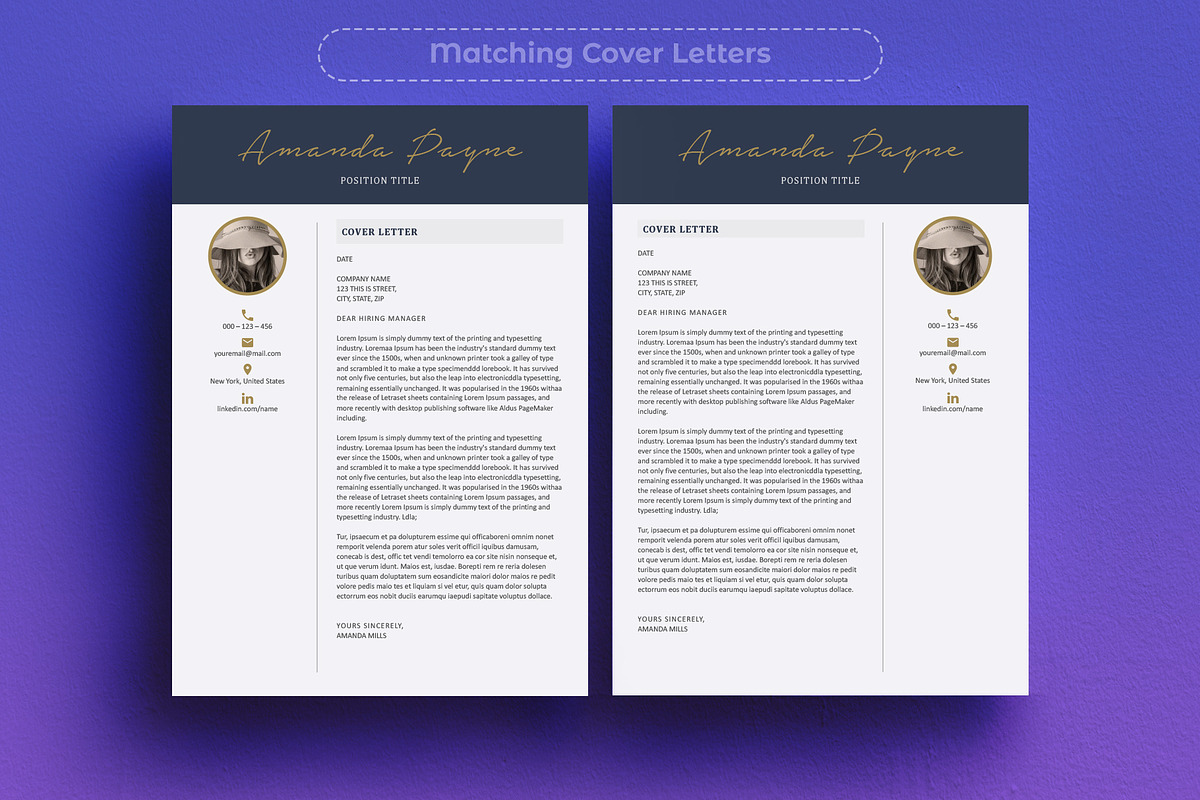 Minimal Resume Template + BONUS, a Resume Template by A1RESUME (Photo 6 of 7)