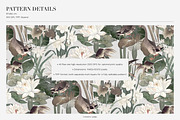 Lotus Serenity Vintage Patterns, a Pattern Graphic by LEAFure (Thumbnail 3 of 11)
