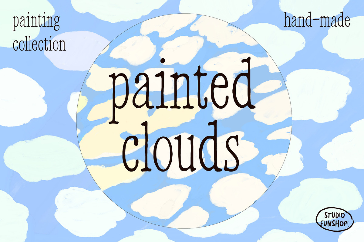 Painted Clouds - Art Collection, a Graphic by Studio Funshop by Kelli (Photo 1 of 10)