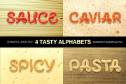 Tasty letters font, an Object Graphic by Gleb Guralnyk (Thumbnail 1 of 5)