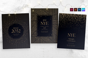 Luxury New Years Eve Party Flyer, a Flyer Template by BrandPacks