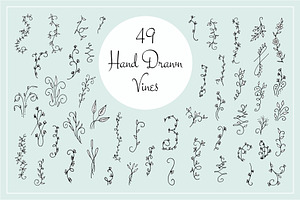 49 Hand Drawn Vines