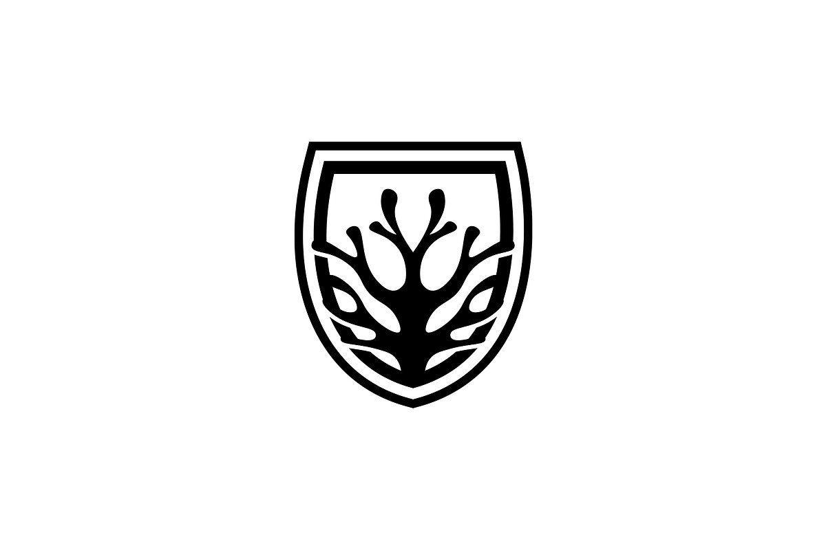 Minimalist Nature Shield Logo, a Branding & Logo Template by Luxury Logos (Photo 3 of 4)