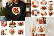 Vintage Valentine Label Sublimation, an Illustration by Designworld (Thumbnail 5 of 6)
