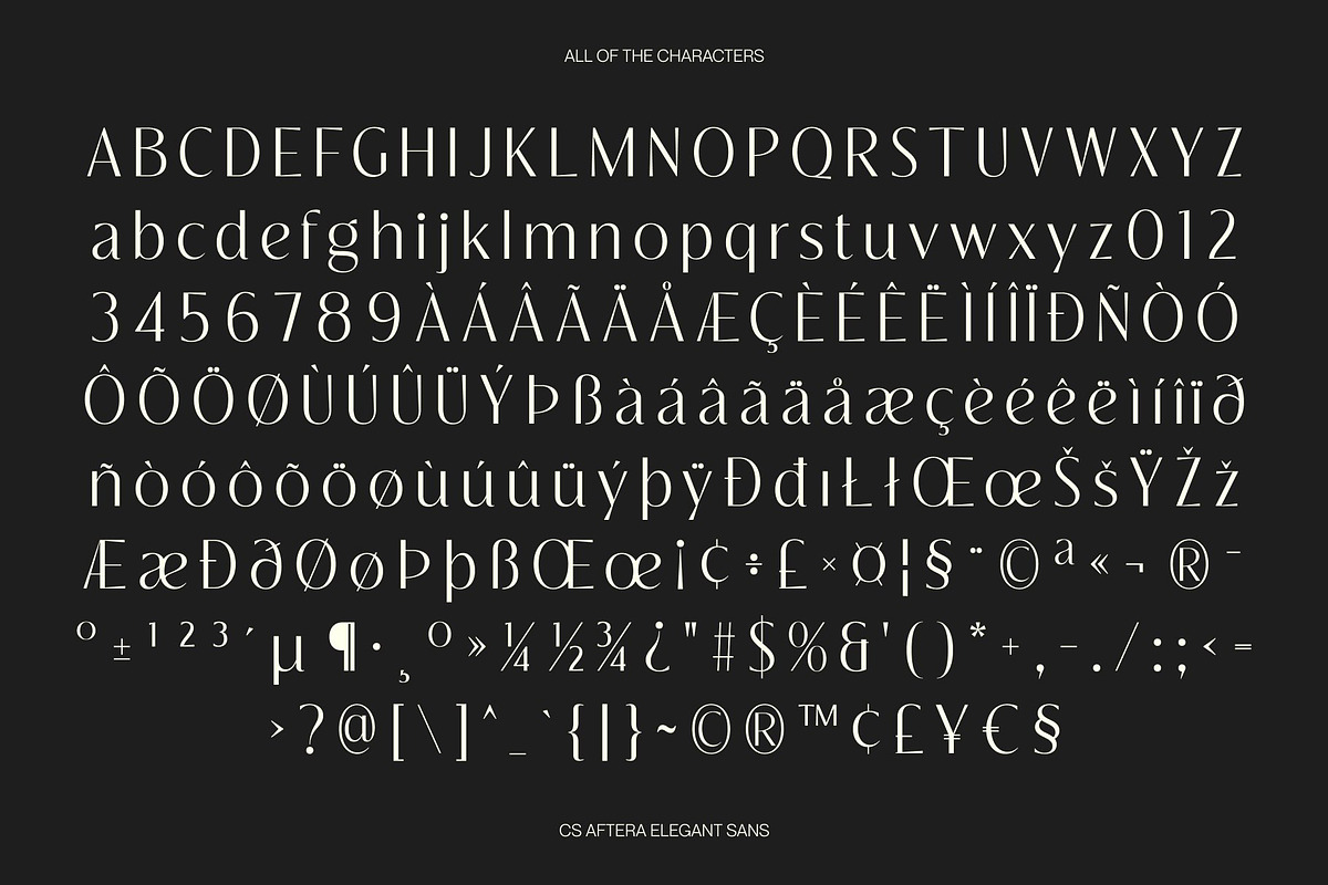 CS Aftera – Modern Sans Serif, a Sans Serif Font by Craft Supply Co. (Photo 8 of 8)