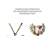 27 Watercolor Golf Clipart, a Decorative Illustration by Pati Charm Studio (Thumbnail 4 of 8)