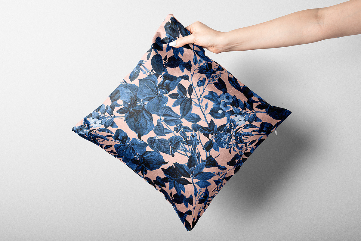 Blue Botanical, a Wallpaper Graphic by MalyskaStudio (Photo 6 of 9)