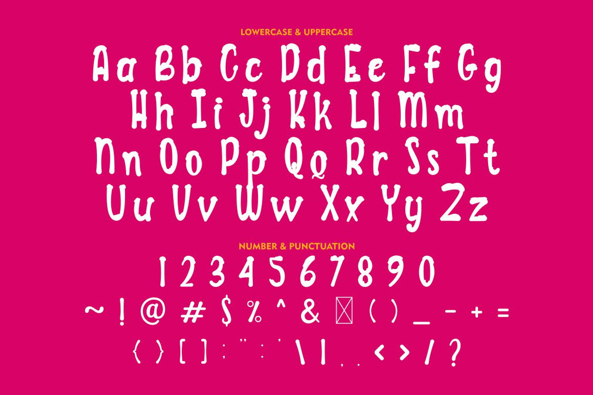 Cute Snow - Quirky Winter Font, a Font by PutraCetol Studio (Photo 5 of 18)