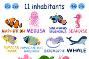 Underwater World Pattern, a Pattern Graphic by Michiru13 (Thumbnail 12 of 19)