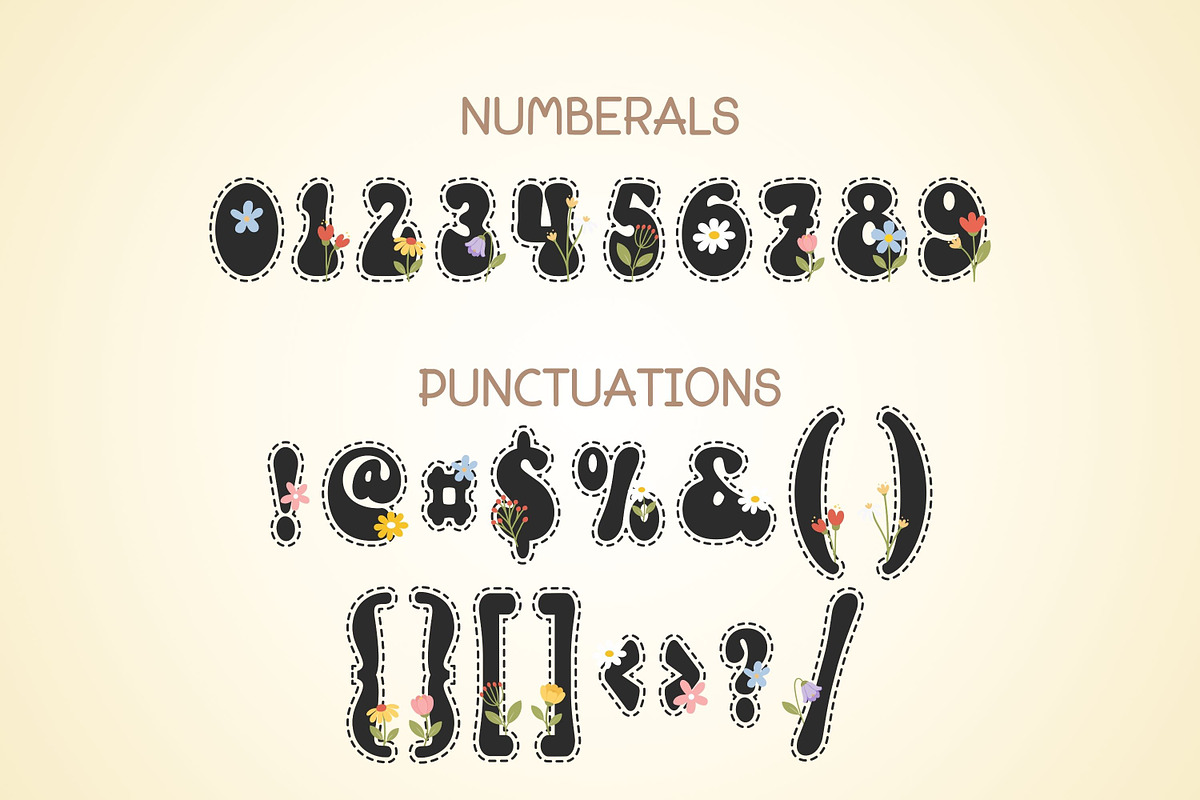 Groovy Spring - Color Font, a Sans Serif Font by Adalin Shop (Photo 3 of 3)