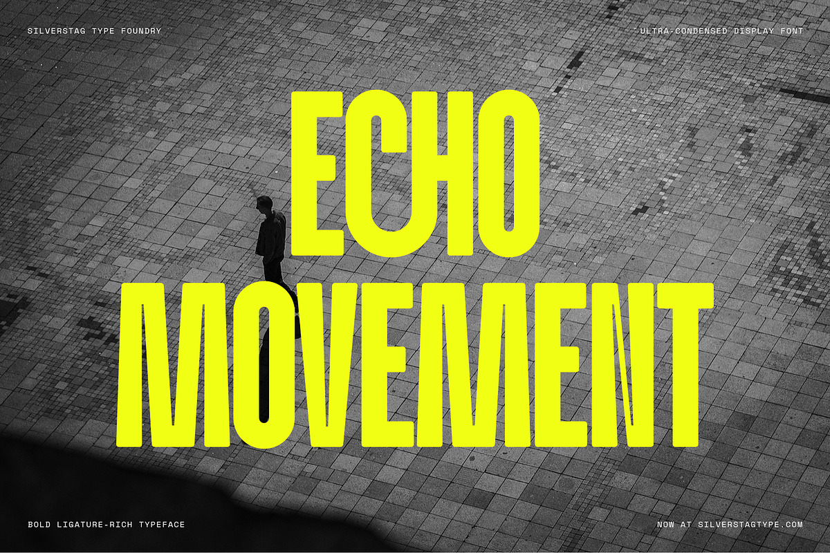 Knolt – Bold Ultra-Condensed Font, a Sans Serif Font by SilverStag Type Foundry (Photo 19 of 20)