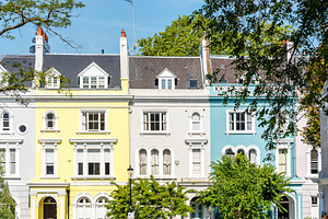 Victorian houses in notting hill containing building exterior, built, an Architecture Photo by Architect´s eye