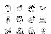Animated Wedding Stickers, a Duotone Icon by Prosymbols (Thumbnail 9 of 10)