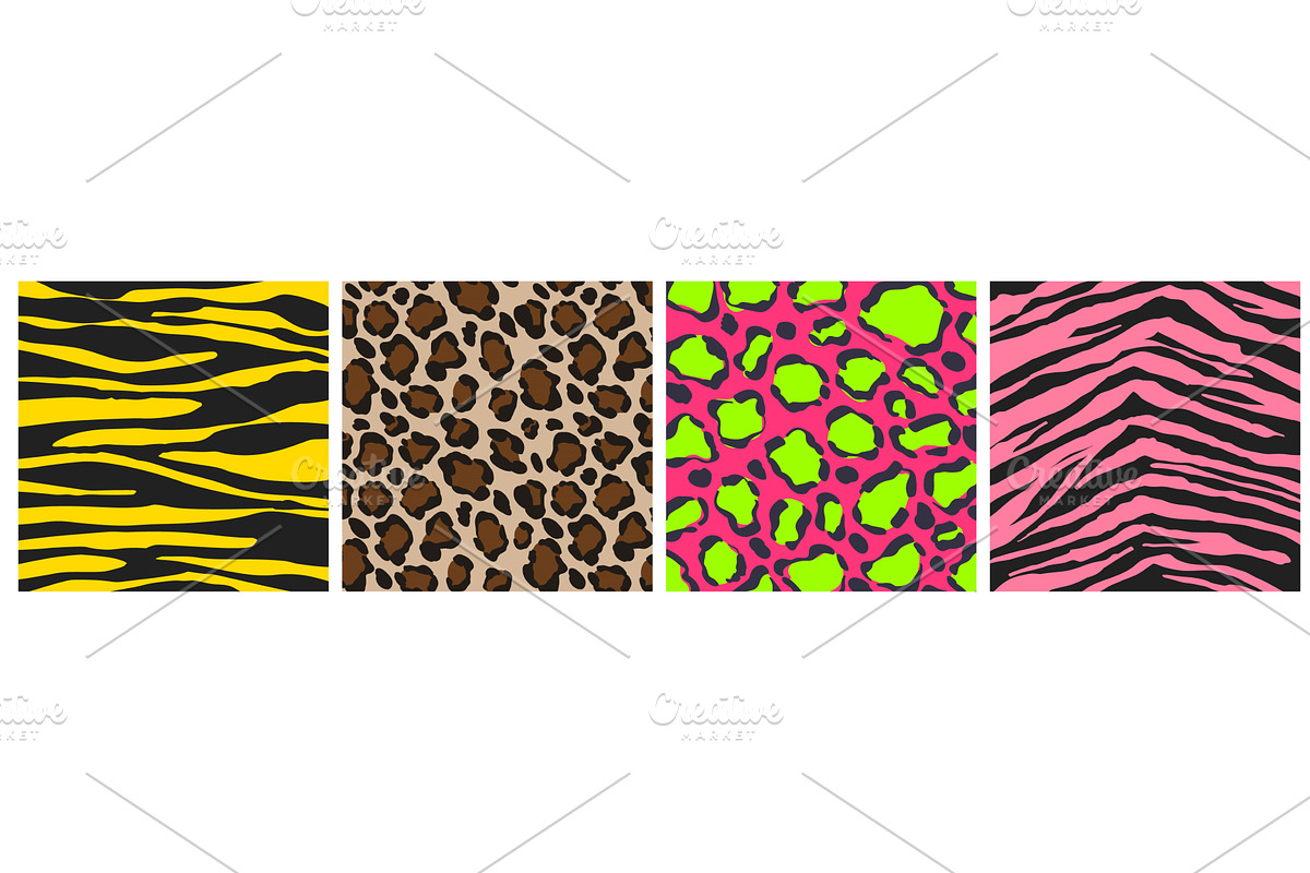 Animal skin patterns in y2k style, an Animal Illustration by art PVP - market