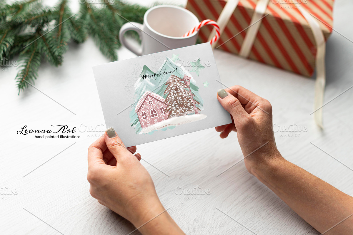 Cozy Winter Clipart Set, a Seasonal Illustration by Leonaa art (Photo 8 of 11)