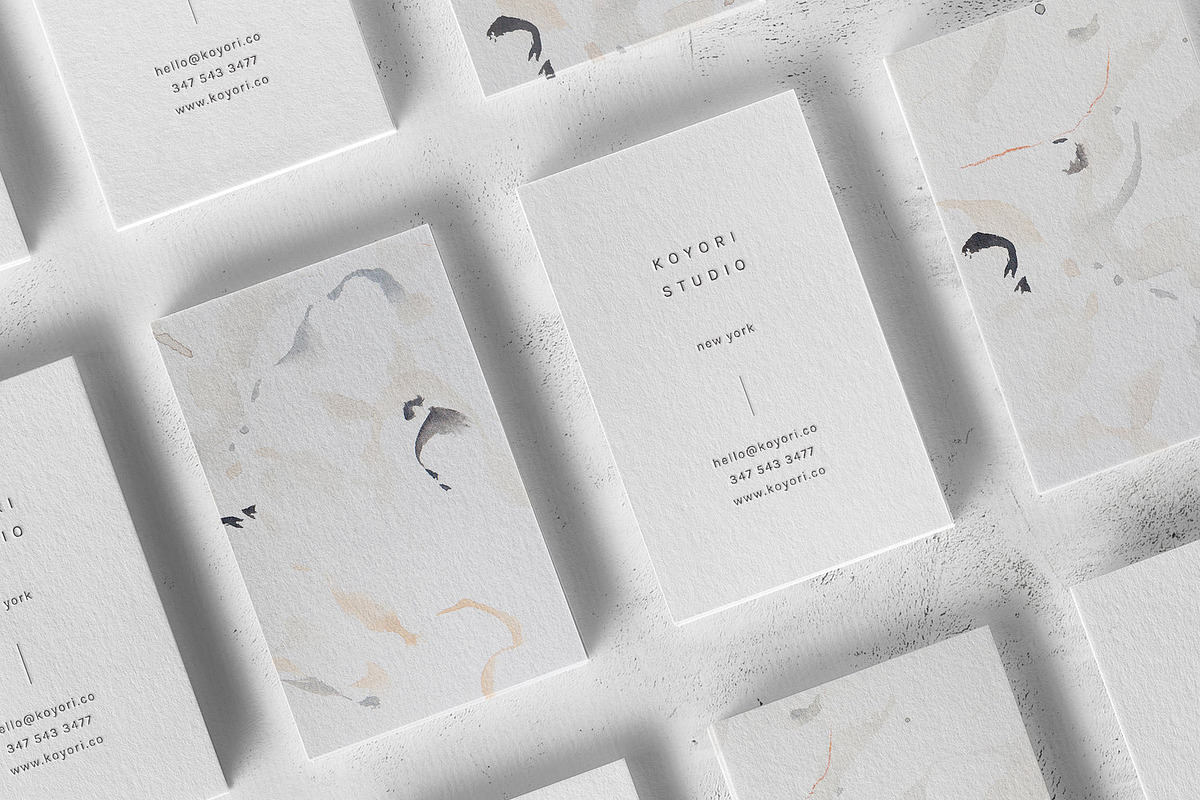 Koyori Business Card Template, a Business Card Template by The Denizen Co. (Photo 3 of 3)
