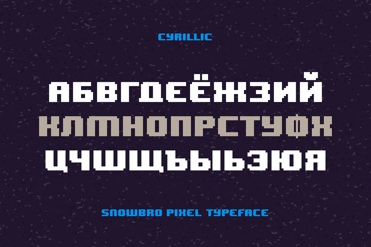Snowbro - Pixel Typeface, a Sans Serif Font by alpercakici (Photo 12 of 14)