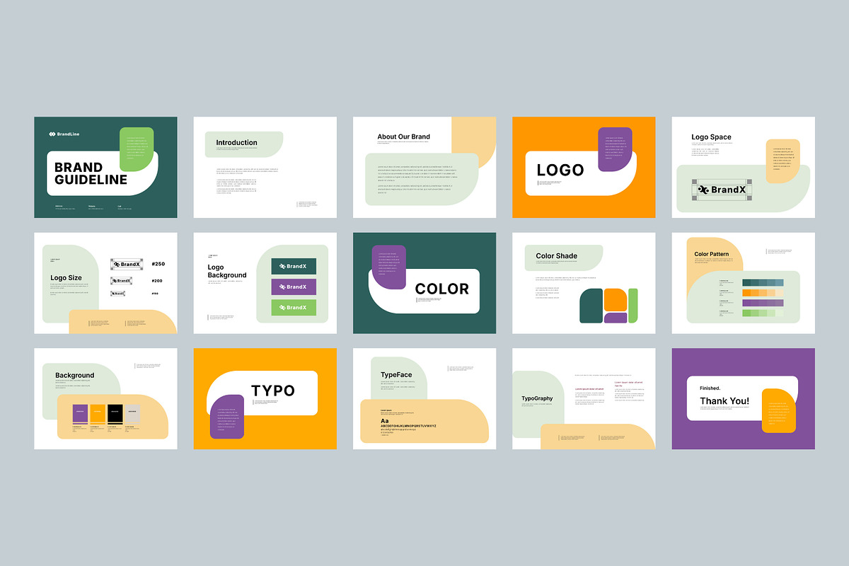 Brand manual template, a Branding & Logo Template by thedesignsource