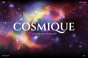 Cosmique: Vector Backgrounds Vol. 1