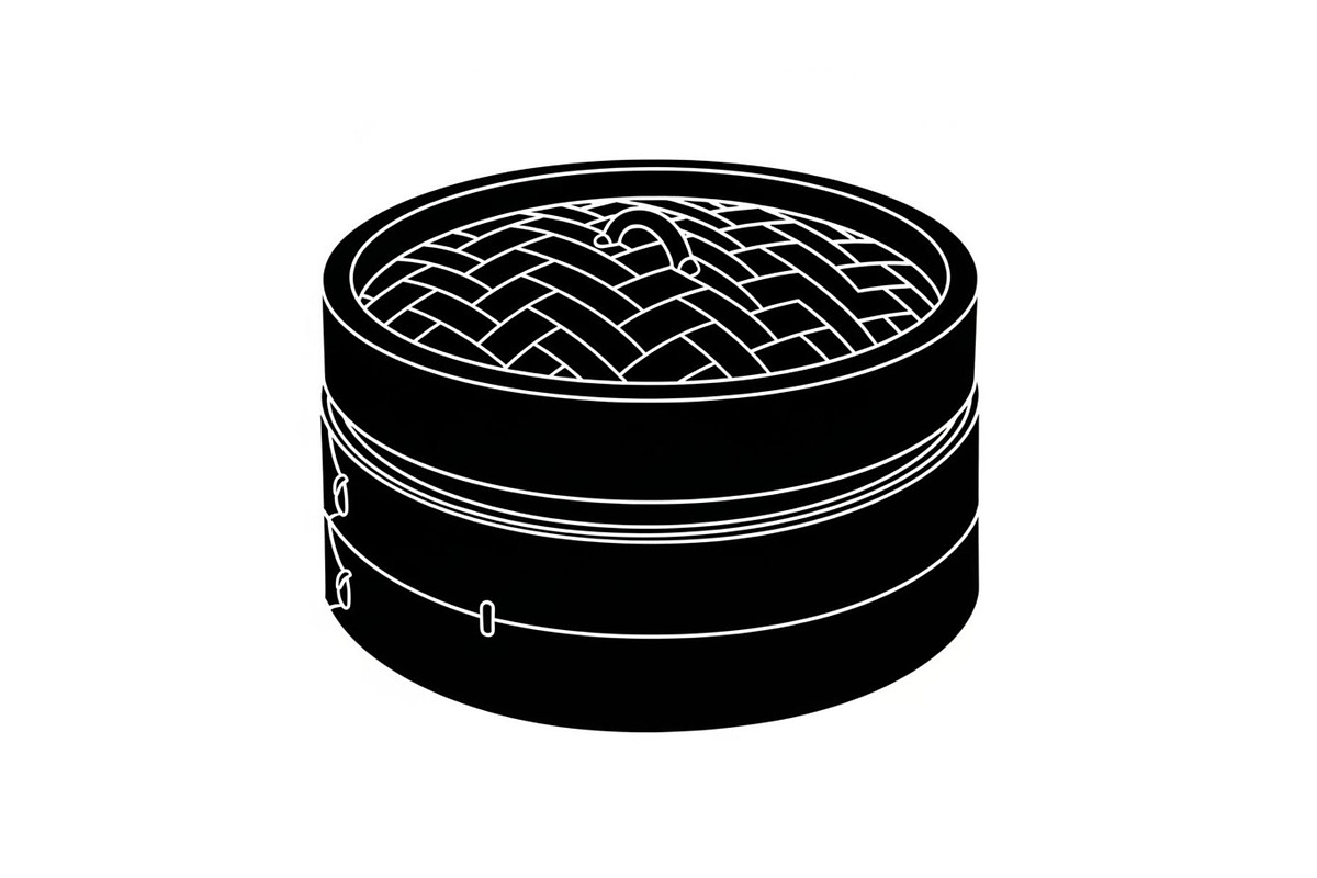 Vintage Bamboo Steamer Silhouette, a Graphic by musafir_fashion (Photo 11 of 14)