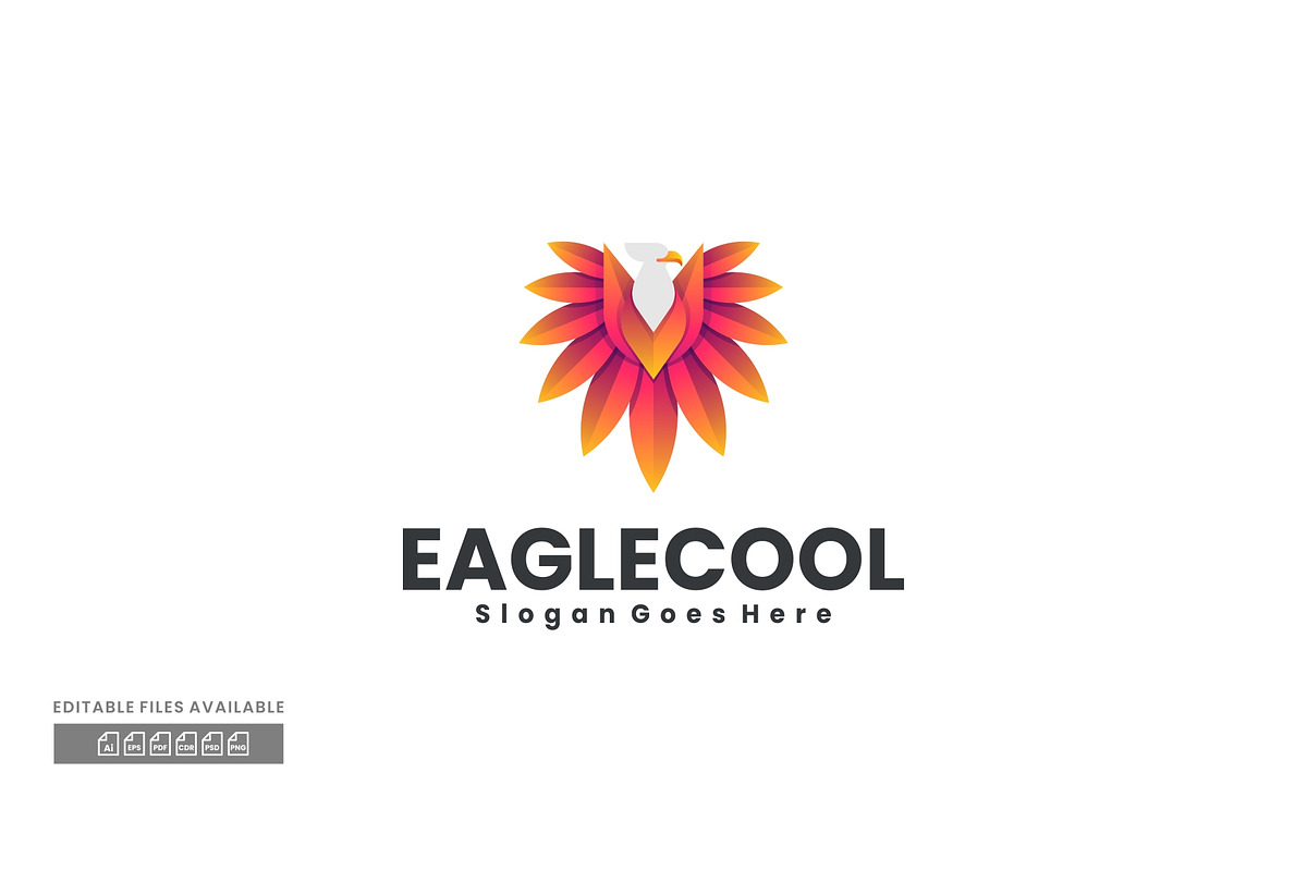 Eagle Cool Gradient Colorful Logo, a Branding & Logo Template by ivan_artnivora