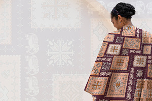 Ethnic Moroccan Patchwork Pattern