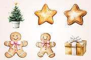 Cozy Christmas Clipart, a Seasonal Illustration by Housui Patterns (Thumbnail 5 of 14)