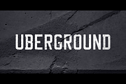 KSW Uberground Pro Font, a Sans Serif Font by Koshawa (Thumbnail 1 of 12)