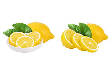 Ripe lemon slices in ceramic bowl, a Food & Drink Photo by NataPhoto