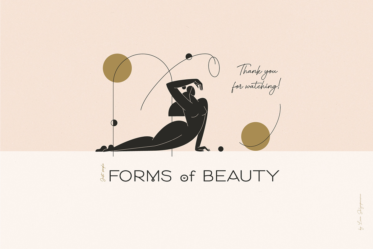 FORMS of BEAUTY Line Art Collection, a Person Illustration by Acierto Studio (Photo 19 of 19)