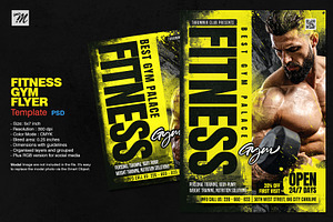Fitness Flyer Template, a Flyer Template by Tarommir
