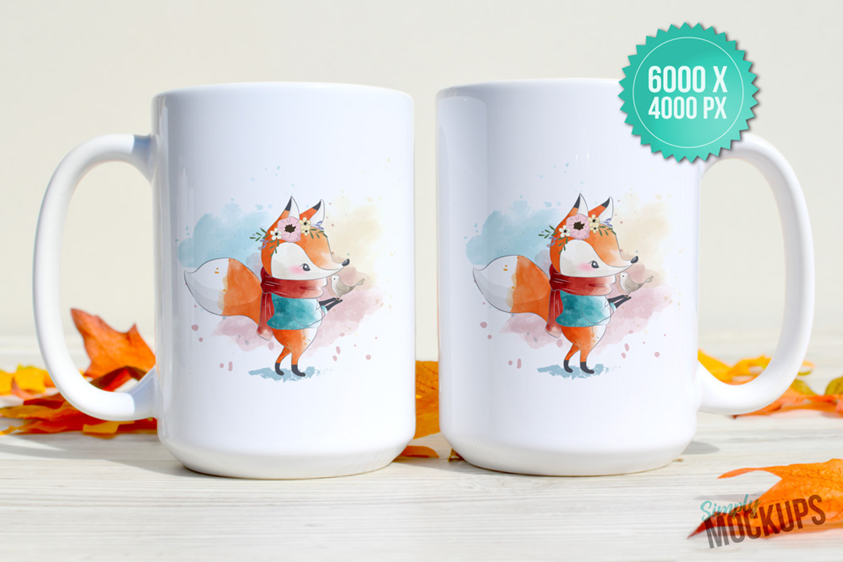 15oz Mug Mockup - 2 Sided, a Cups & Container Mockup by Simply Mockups (Photo 2 of 2)