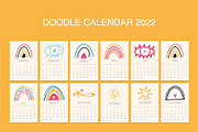 Minimalist Calendar Template 2022, a Stationery Template by Emilly Studio (Thumbnail 2 of 3)