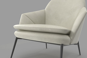 Hug Fabric Lounge Chair