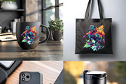 Zombie on a skateboard. T-shirt Png., a Decorative Illustration by yod67 (Thumbnail 5 of 9)